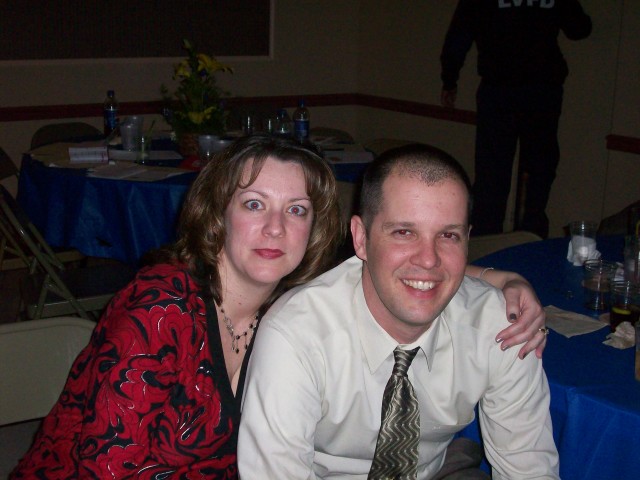 Jim and Jenny Gray take a moment to smile for the camera!